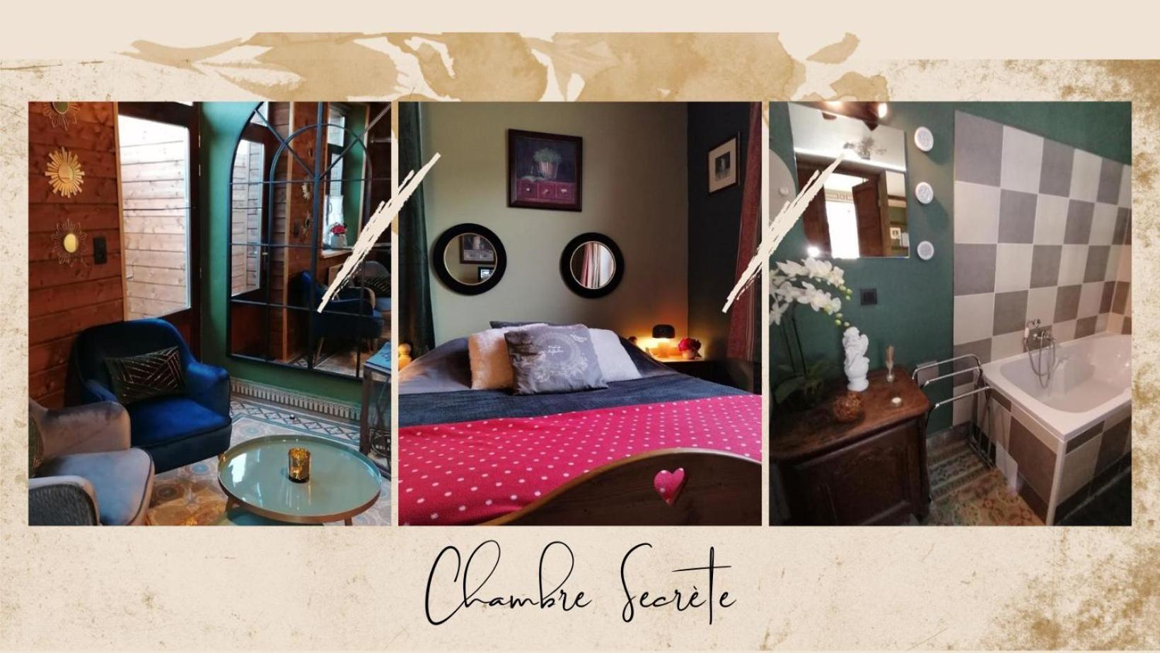 Maison d'hôte Les Notes Endormie Chambre Secrète Berzee Esterno foto